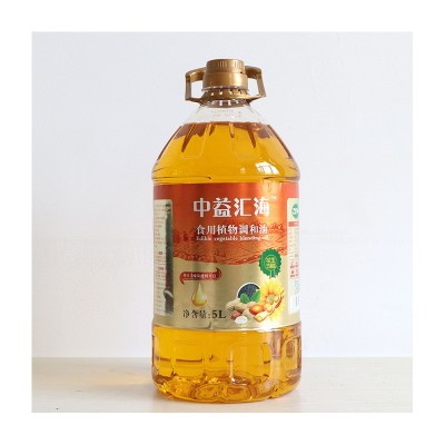 定制中益汇海非转基因压榨工艺小榨香调和油 食用植物调和油5L桶图5