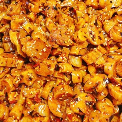 正宗北极源五香块9斤整箱 即食下饭红油麻辣萝卜丁外卖商用香脆图4